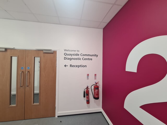 Interior Wayfinding sign for the Kier Group